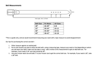 belt measurement chart - fetlox