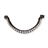 Diamond stud clip-on browband - fetlox