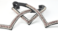 Clip On Browband - Pink Blush - fetlox