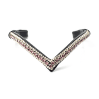 Clip On Browband - Pink Blush - fetlox