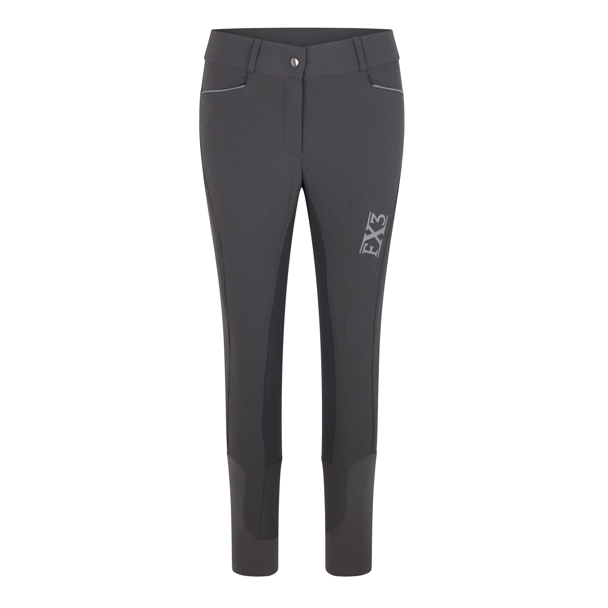 Fetlox FX3 Breeches - Grey - fetlox