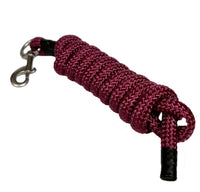 Fetlox Lux Headcollar & Leadrope - Burgundy - fetlox