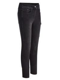 Ladies Denim Breeches - Black - Fetlox