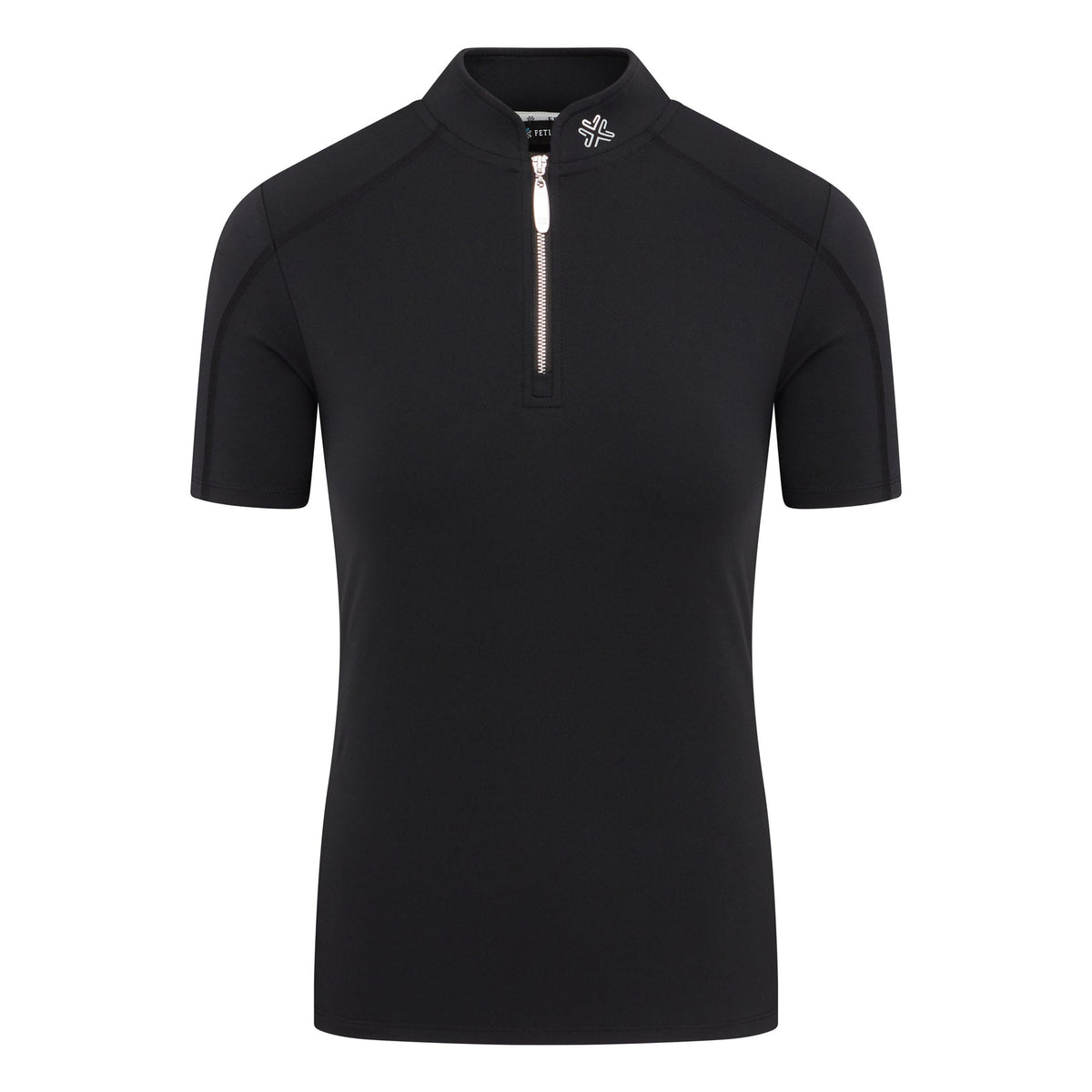 FX Supa-Soft Short Sleeve Base Layer - Black - fetlox