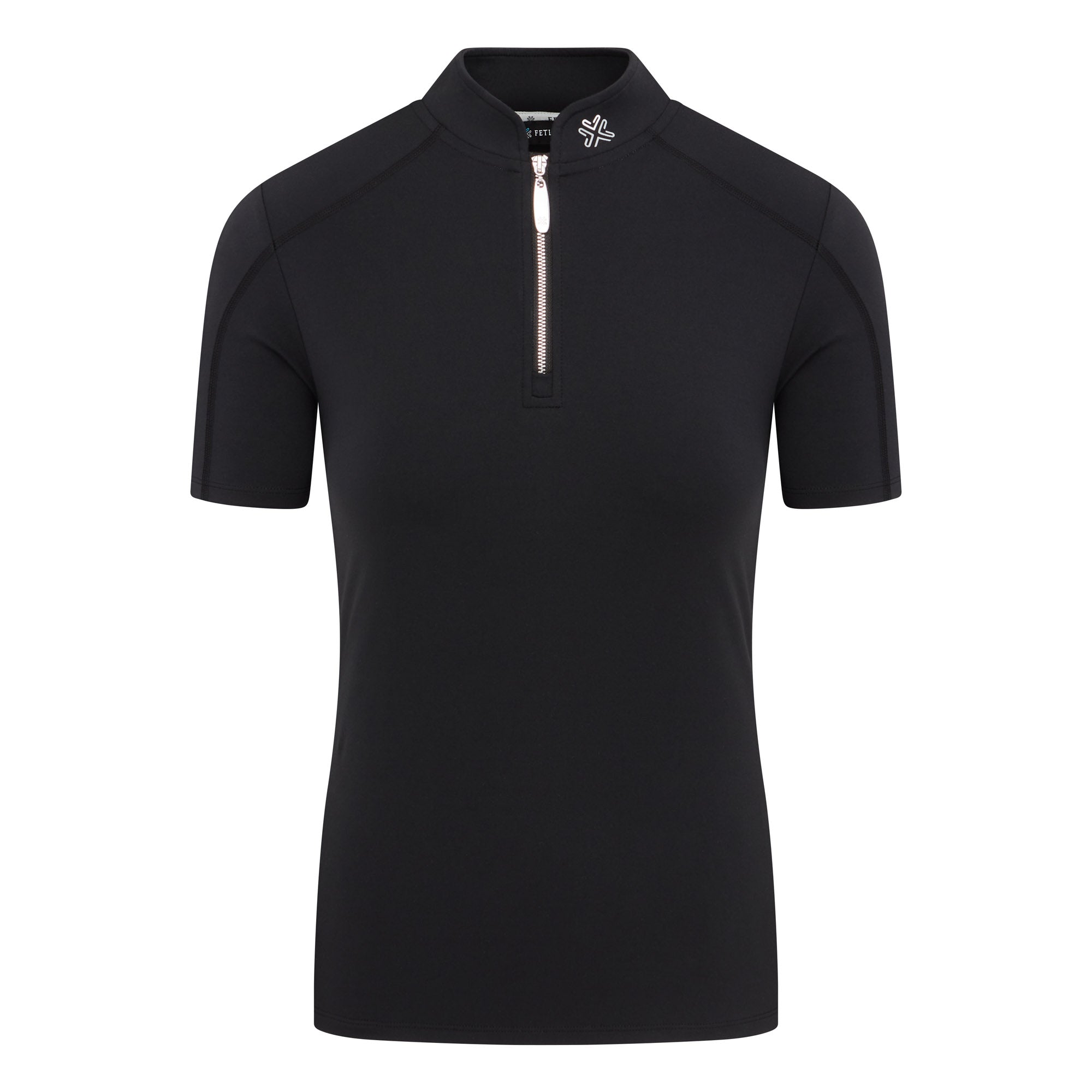 FX Supa-Soft Short Sleeve Base Layer - Black - fetlox