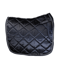 Fetlox Navy Lux Dressage Pad Set - fetlox