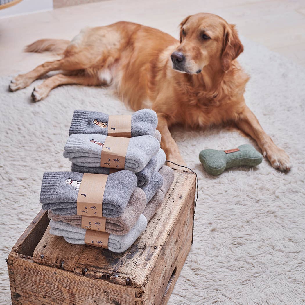 Sweet William Designs - Hondenuitlaatsokken - Zwarte Labrador