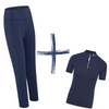 Navy Leggings and short sleeve base layer - fetlox 