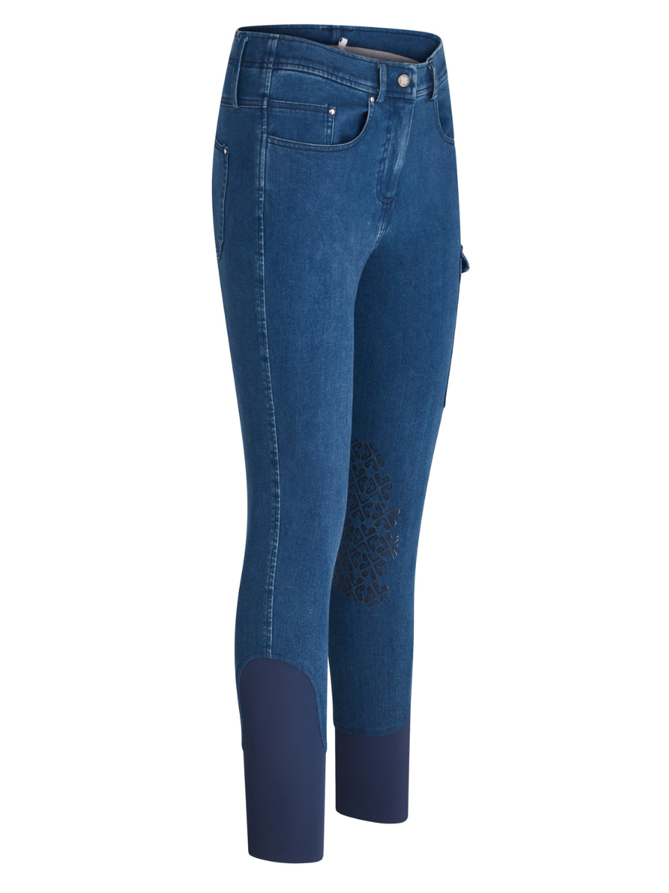 Blue denim breeches - fetlox