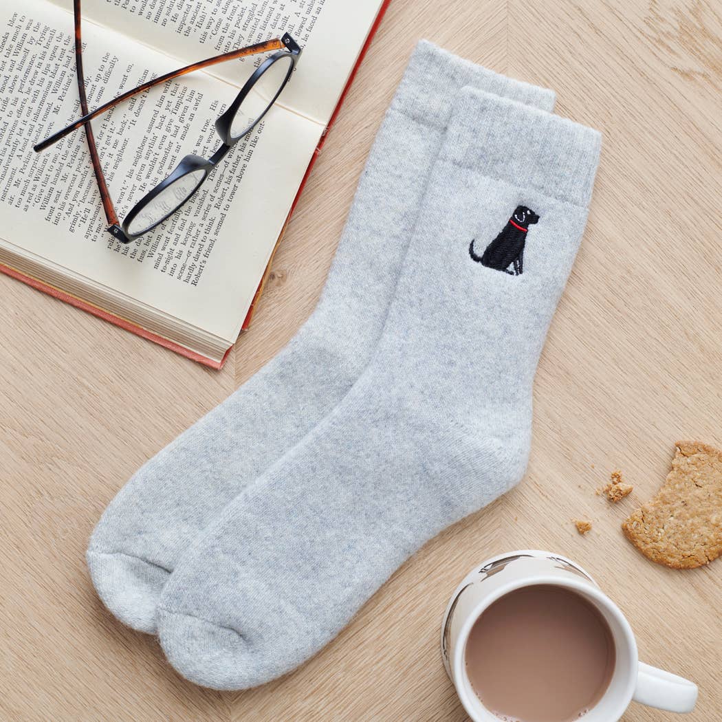 Sweet William Designs - Hondenuitlaatsokken - Zwarte Labrador