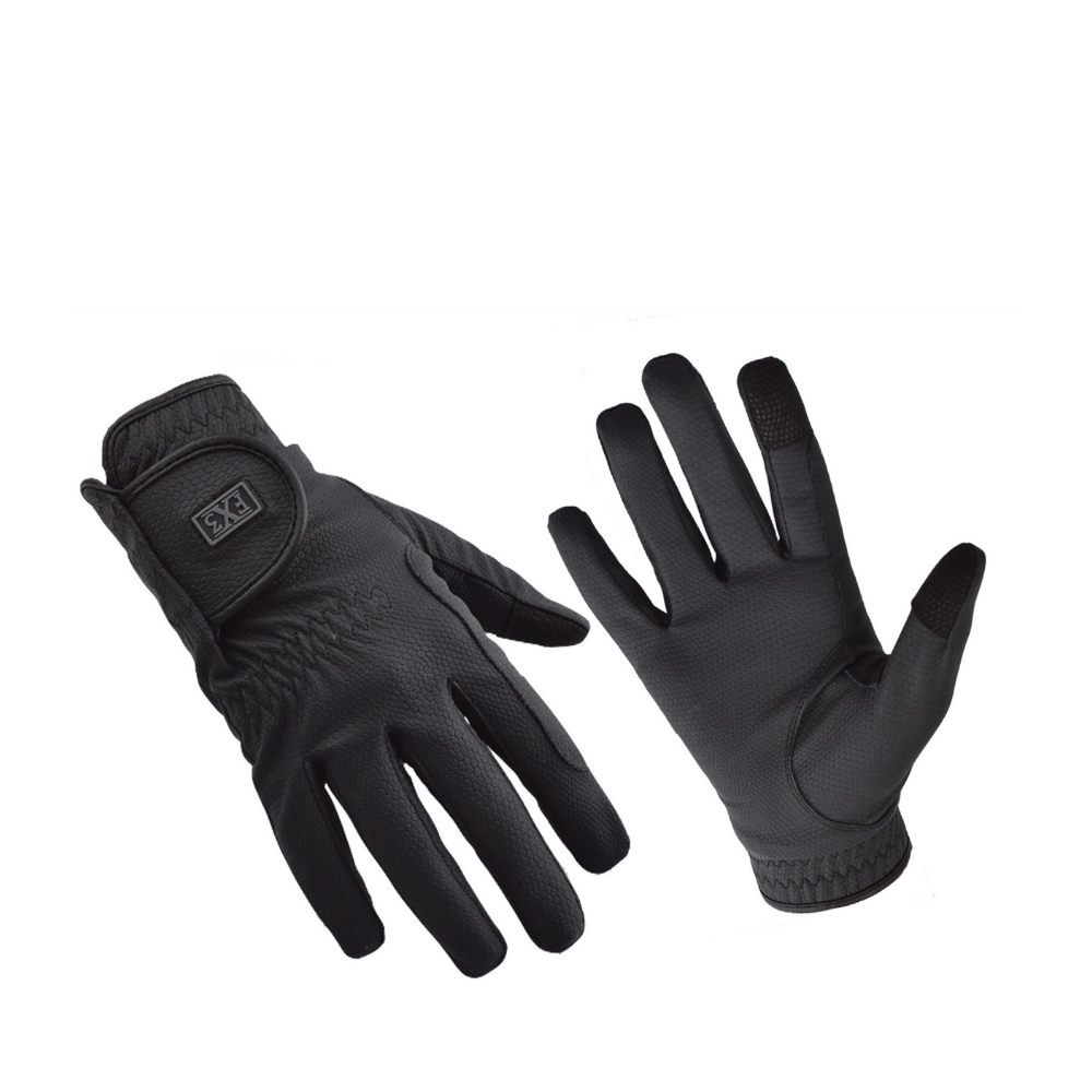 Fetlox Riding Gloves in Black - fetlox