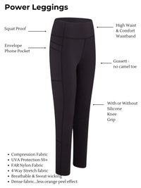 FX Power Leggings - Black - fetlox