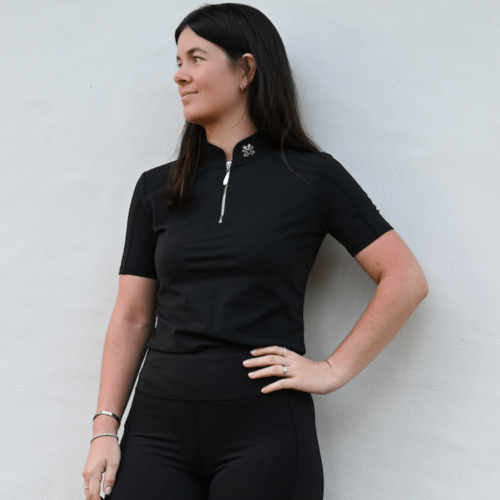 FX Supa-Soft Short Sleeve Base Layer - Black - fetlox