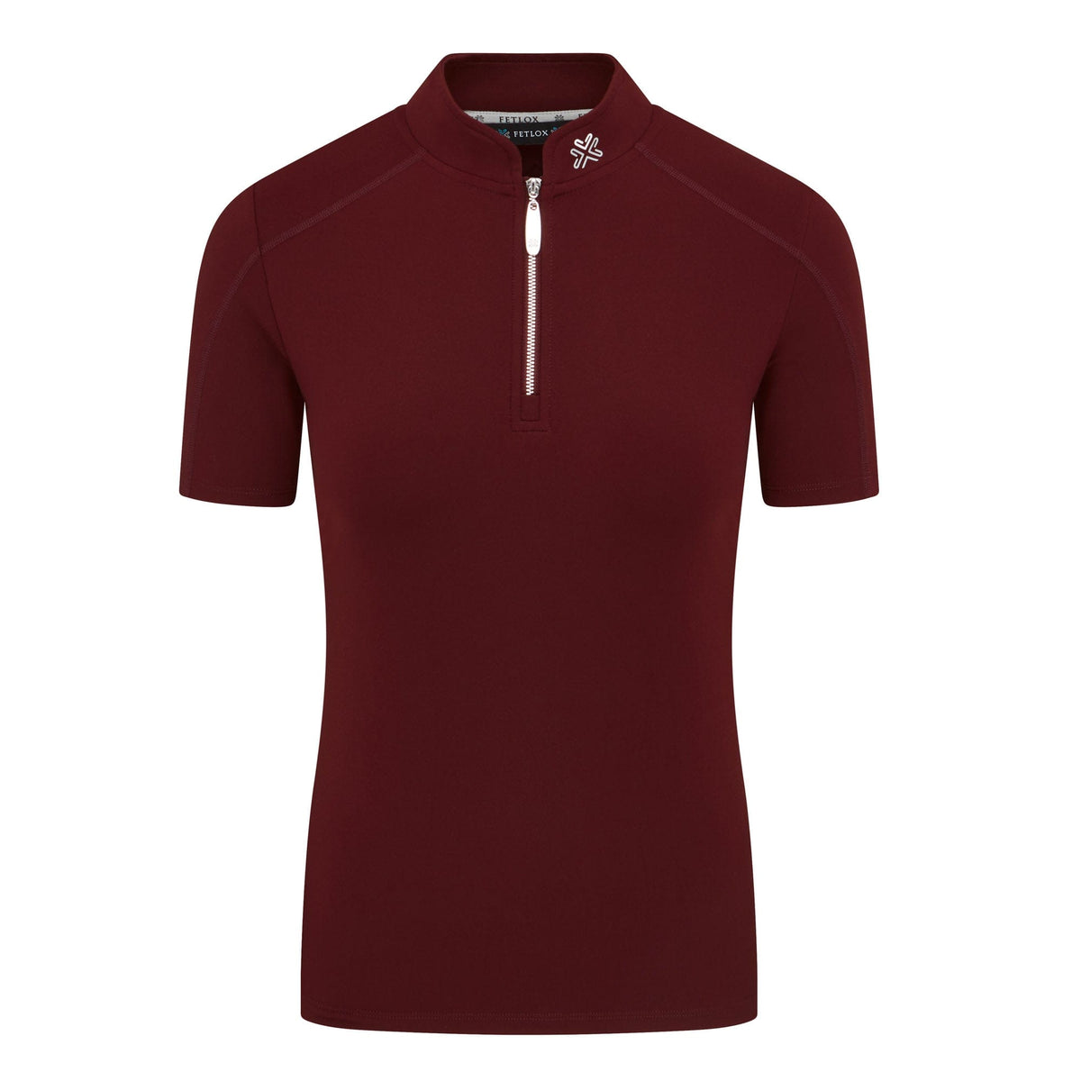 FX Supa-Soft Short Sleeve Base Layer - Burgundy - fetlox