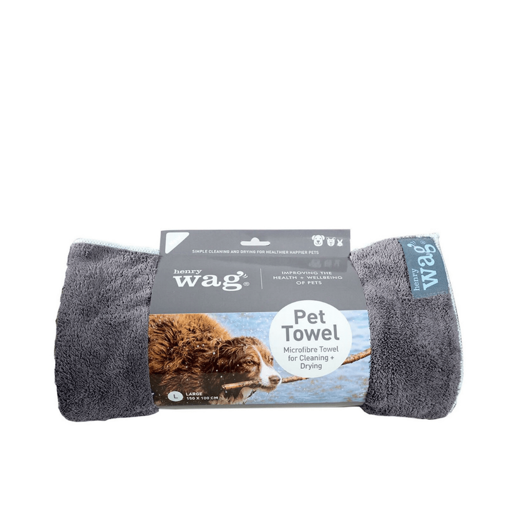 Henry Wag Microfibre Towel for Pets - fetlox