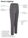 charcoal power leggings - fetlox 